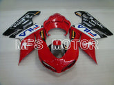 Ducati 848 / 1098 / 1198 2007-2011 Injection ABS Fairing - FILA - Red Black - MFS4119